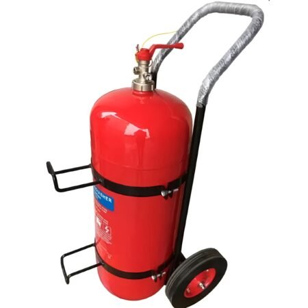 50 KG CO2 Fire Extinguisher with Wheeled Trolley – Carbon Dioxide Fire Suppression System