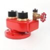 2-Way Breeching Inlet with Protective Cabinet – Durable Fire Hydrant Connection for Emergency Systems