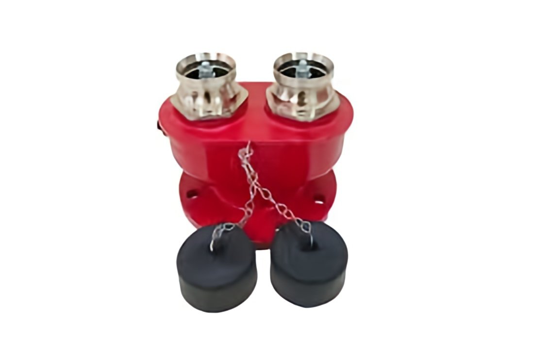 2-Way Breeching Inlet – Premium Fire Brigade Connection for High-Rise Safety - Image 3