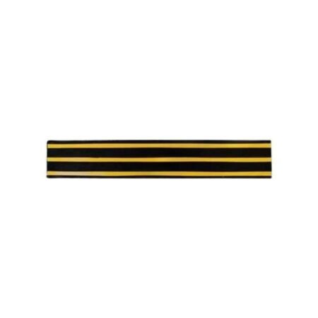 Reflective UV light Protected Yellow Strip Flat Pattern Rubber Wall Guard