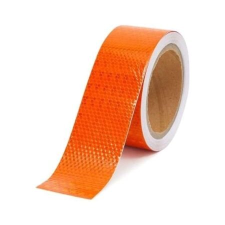 Road Safety PVc Orange Diamond Grade Adhesive Reflective Warning Tape
