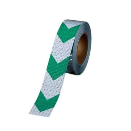 High Quality Green And White PVC Weatherproof Arrow Reflective Adhesive Tape