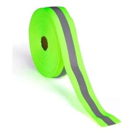 High Visibility Yellow & Grey Clothing Safety Fabric Warning Reflective Tape