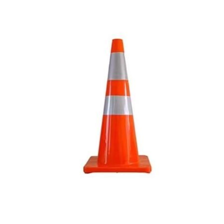 Road Safety PVC Waterproof Orange White Reflective Tape Pakistani Traffic Cone
