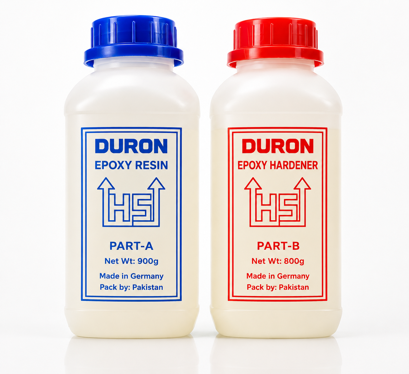 Duron Epoxy Resin (Part A) & Epoxy Hardener (Part B) Kit